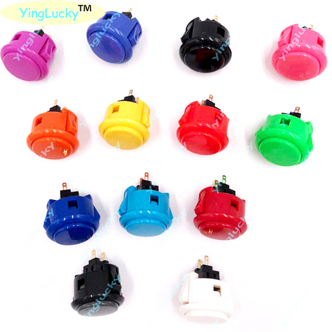 10pcs original sanwa button obsf-30 obsf-24 arcade button 30mm 24mm for pandora box ps3 ps4 raspberry pi ► Photo 1/6