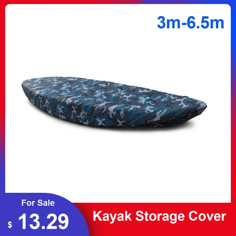 Kayak Storage Cover Universal Sport Waterproof Nylon Solar UV Resistant Dust Storage Cover Boat Canoe Dust Cover Shield ► Photo 1/6
