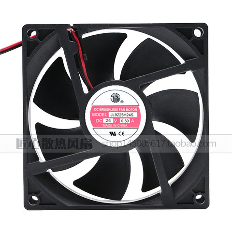 JL9225H24S 24V 0.30A 9.2CM 9225 welding machine ultra-quiet inverter cooling fan ► Photo 1/2