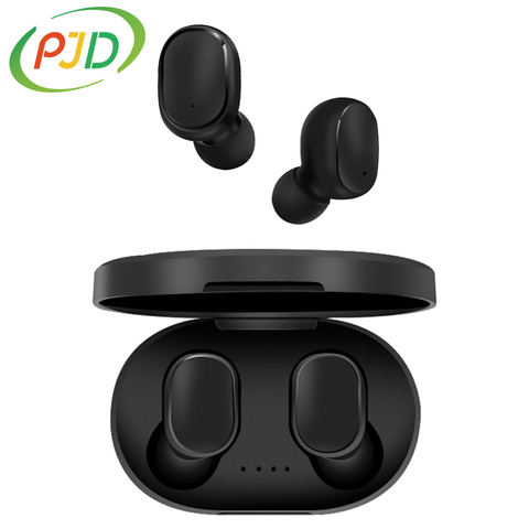 PJD Wireless Earbuds A6S TWS Bluetooth 5.0 Earphones For Xiaomi Redmi Airdots Stereo Headsets Noise Cancelling Mic for iPhone ► Photo 1/6