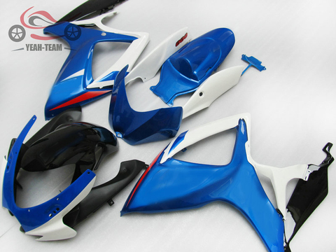 Injection molding fairing kits for SUZUKI K6 GSXR750 R600 2006 2007 blue white body repair fairings bodywork GSXR 600 750 06 07 ► Photo 1/6