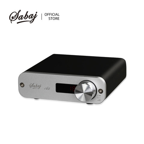 Sabaj A2 Small Class D digital amplifier with remote control and antenna TPA3116 AMP with Bluetooth USB Optical Input ► Photo 1/6