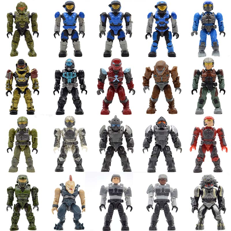Wholesale 20pcs/lot Halo Warriors Wars Games Monsters Humans