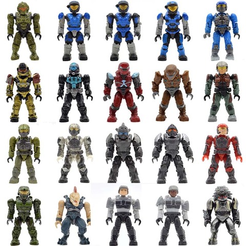 Wholesale 20pcs/lot Halo Warriors Wars Games Monsters Humans Covenants Spartans Guns Building Blocks Bricks Toys for Children ► Photo 1/6