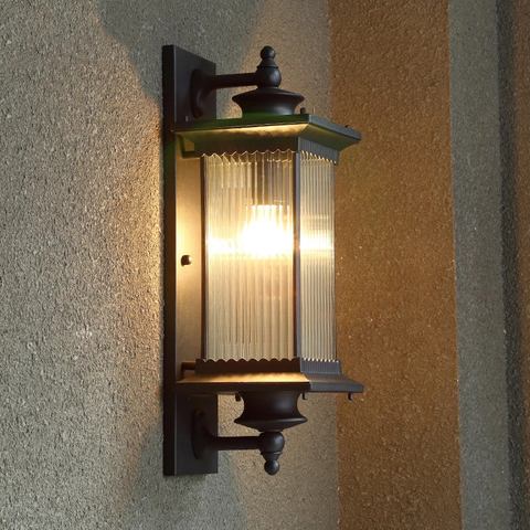 Retro waterproof outdoor lighting wall lamps garden corridor Exterior wall residential buitenverlichting ► Photo 1/6