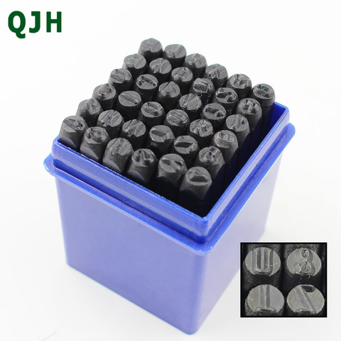 36pcs Alphabet Number Stamping Punch Steel Die Letter&Digital Punch Stamp Pressing Kit For DIY Metal Belt Leather Craft Tool ► Photo 1/6