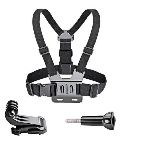 Chest Strap mount belt for Gopro hero 7 6 5 4 3+ 3 Xiaomi yi 4K Action camera Chest Harness for SJCAM SJ4000 sport cam fix ► Photo 1/6