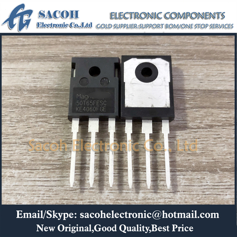 Free Shipping 10Pcs  MBQ50T65FDSC 50T65FDSC MBQ50T65FESC 50T65FESC MBQ50T65FDHC 50T65FDHC TO-247 50A 650V Field Stop IGBT ► Photo 1/6