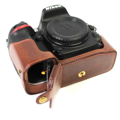 Leather Camera Case Body Bag box Cover For NIKON D3200 D750 D3400 D800 d810 D7200 D500 Open Battery Design Pro tective sleeve ► Photo 1/1