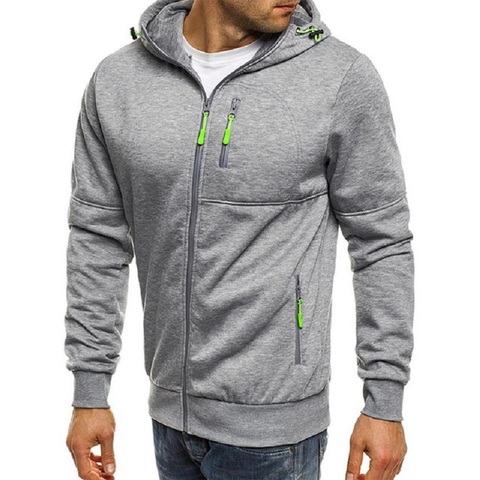 New Men's Hoodies Casual Sports Design Spring and Autumn Winter Long-sleeved Cardigan Hooded Men's Hoodie ► Photo 1/6