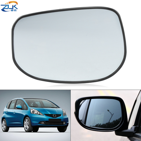 ZUK Left Right Outer Rearview Side Mirror Glass Lens For HONDA FIT JAZZ GE6 GE8 FIT HYBIRD GP1 2009 2010 2011 2012 2013 2014 ► Photo 1/6