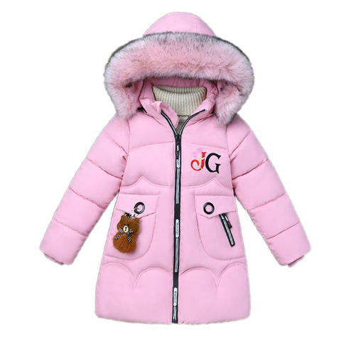 Girls Winter Down Jacket Baby Warm Clothing Thick Coats Windproof Parka Children's Winter Jackets Kids Letter Winter Outerwear ► Photo 1/6