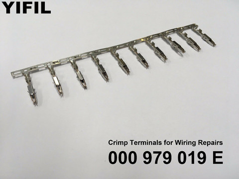 50/100pcs/lot Crimp Terminals (Pins) For Repair Wire 0.5mm2 For Audi VW Skoda Seat 000979019E ► Photo 1/1