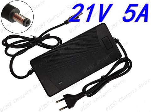 21V 5A lithium battery charger 5 Series 100-240V 21V 5A battery charger For lithium battery with LED light shows charge state ► Photo 1/5