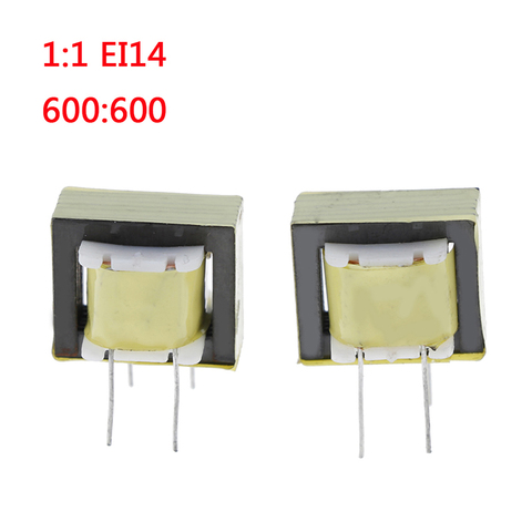 2 Pcs 1:1 EI14 Isolation Transformer Audio Transformers 600:600 Ohm Europe ► Photo 1/5