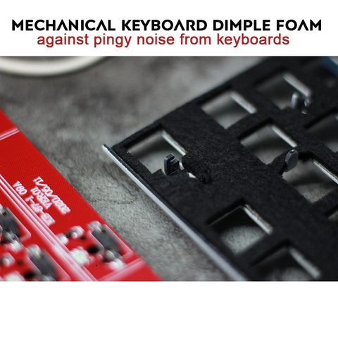 Switch Sound Dampeners sheet Soft Landing Pads Dimple Foam sponge  For mechanical keyboard ► Photo 1/5