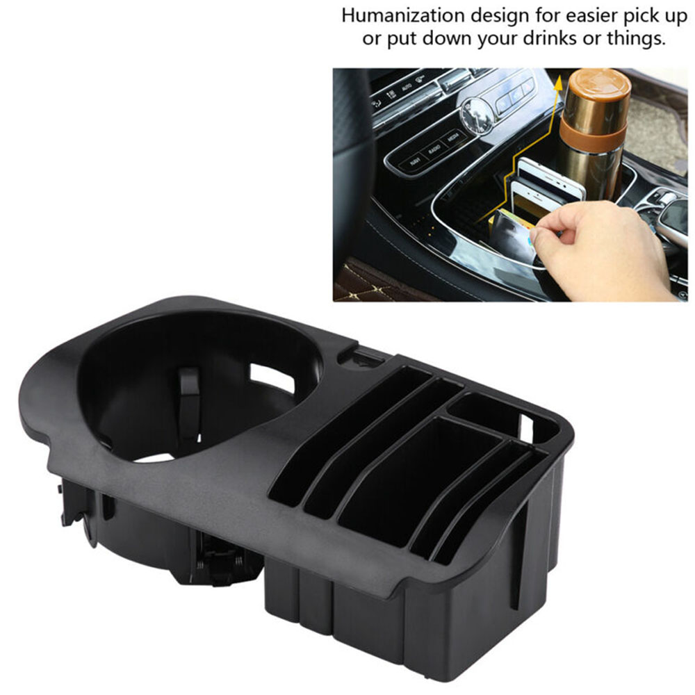 Car Center Console Storage Box Tray Drink Cup holder phone Organizer For Mercedes For Benz C E class W205 W213 X253 car Accessor ► Photo 1/6