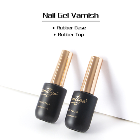 Contigo Latest 15ml Rubber Base and Top Thick Nail Base Coat Soak off UV Gel Varnish Semi-permanent Gellak For Nails Art Big Gel ► Photo 1/6