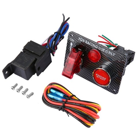 Car 12V Switch Ignition Engine Panel Switching Start Push Racing Car Button 2 Toggle ► Photo 1/6