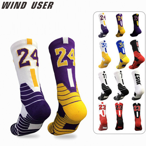 Professional Super Star Basketball Socks Elite Thick Sports Socks Non-slip Durable Skateboard Towel Bottom Socks Stocking ► Photo 1/6