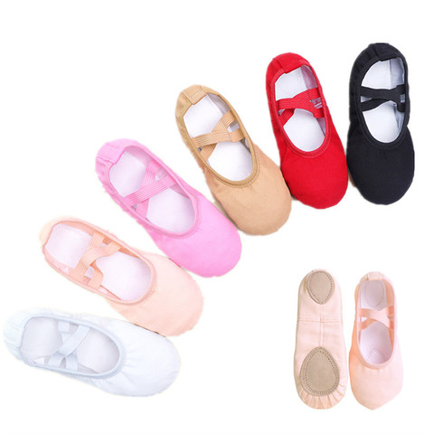 Girls Kids Pointe Shoes Dance Slippers High Quality Ballerina Practice Shoe For Ballet 6 color Ballet Dancer Professional Shoe ► Photo 1/6