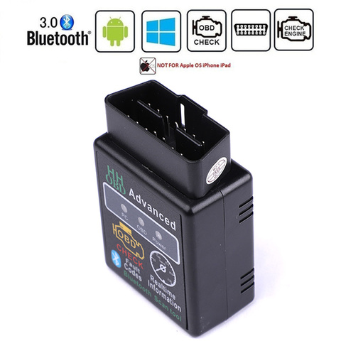 ELM327 Bluetooth V2.1 OBD2 Car Diagnostic Scanner Tool for mercedes benz w212 w124 w140 w163 w202 w203 w204 w210 w211 w213 ► Photo 1/6