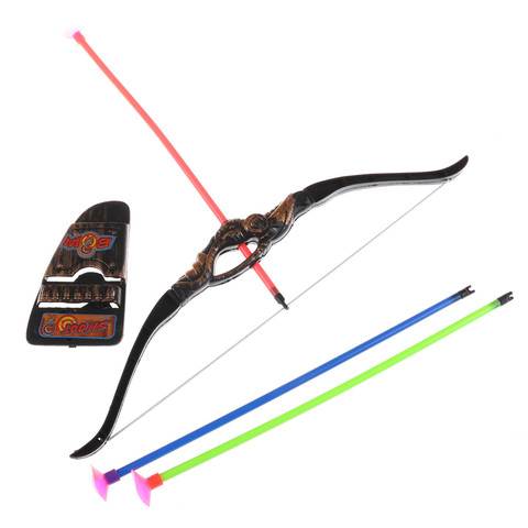 Hot! Funny Children Outdoor Plastic Archery Children'S Bow And Arrow Toy For Shooting Toys Boy Gifts With Sucker ► Photo 1/6