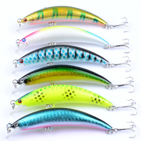 2022 New Minnow Fishing Lure Wobbler 3d Eyes Perch Moon Making Carp Floating Jerkbait Japan Bait Fishing Hard Bait Lures Minnow ► Photo 1/6