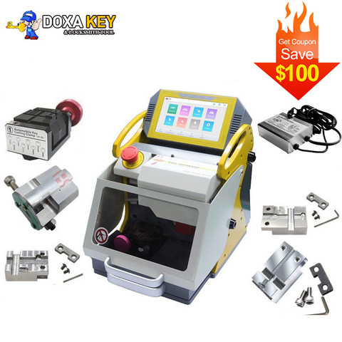 Smartest SEC-E9 Portable Fully Automatic Key Cutting Machine Car Key Copy Machine 2022 ► Photo 1/6