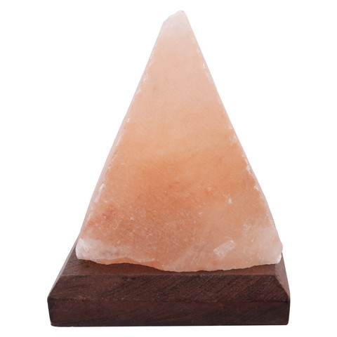 HAMBODER Pyramid hape USB Colorful Salt Lamp Natural Himalayan Air Purifier Salt Lamp Ionic Rock Crystal Night Lights Bedroom ► Photo 1/6