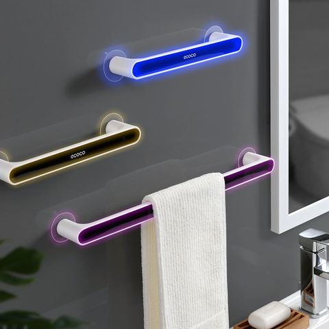 Bathroom Towel Holder Towel Rod Bar Rack Hanger Wall Mount, Self