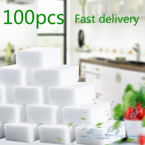 100/20pcs White Melamine Sponge Eraser For Kitchen Office Bathroom Clean Accessory/Dish Cleaning 100*60*20mm ► Photo 1/6