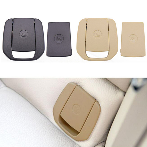 Car Rear Seat Hook ISOFIX Cover Child Restraint for BMW X1 E84 3 Series E90/F30 1 Series E87 Black / Beige ► Photo 1/6