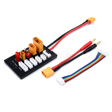 XT30 XT60 XT90 JST T Connector Lipo Battery Charger Board 2-6S Parallel Balance Charging Board for Imax B6 B6AC IDST Q6 Lite ► Photo 1/5