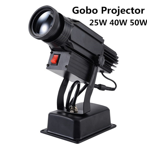 Logo Projector 25W 40W 50W mini Light Custom Made Logo Lens Retail Shop Indicate Sign Instruct Notice Gobo Lens Party disco ktv ► Photo 1/6