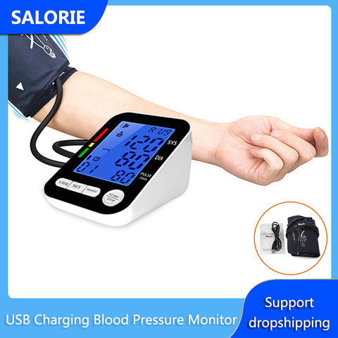 USB Rechargeable Wrist Blood Pressure Monitor Digital Sphygmomanometer LCD Blood Pressure Meter Irregular Heart Beat Detection ► Photo 1/6