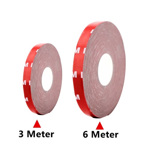 3 Meter 6 M Tape Size 10mm double-sided adhesive adhesive acrylic foam tape for 5050 RGB LED strips Flexible Light neon Lights ► Photo 1/3