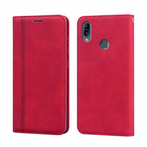 Phone Bag For Carcazas ASUS ZenFone Max M2 ZB633KL ZB 633KL ZB633 KL ZB632KL Leather Flip Case For ASUS X01AD X01ADA Cover Coque ► Photo 1/6