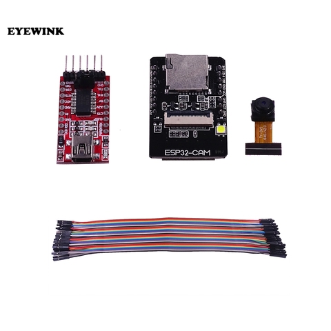 ESP32-CAM WiFi Bluetooth Module OV2640 2MP Camera Module FT232RL FTDI USB to TTL Serial Converter 40 Pin Jumper Wire for Arduino ► Photo 1/6