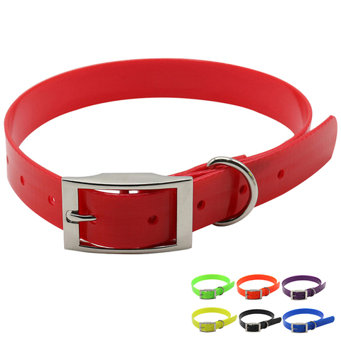 Solid TPU Dog Collar Durable Puppy Collar Personalized Waterproof Adjustable Pet Collar For Dog Chihuahua French Bulldog York ► Photo 1/6