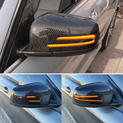 Dynamic Led Turn Signal Rearview Mirror Indicator Blinker Light For Mercedes Benz W204 W176 W212 CLA A B C E S GLA GLK CLS Class ► Photo 1/6