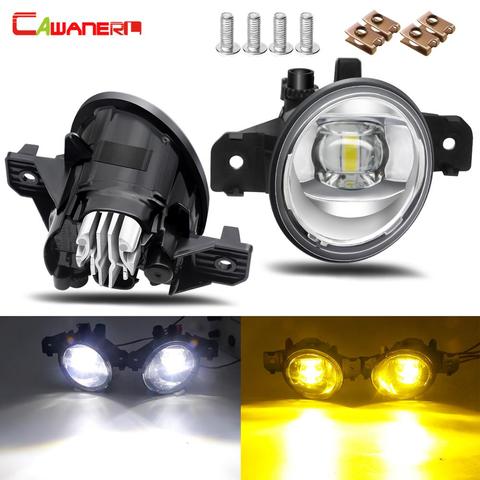 Right + Left Fog Light Assembly 30W 8000LM Car LED Fog Lamp DRL 12V For Renault Clio Laguna Vel Satis Modus Master Symbol Thalia ► Photo 1/6