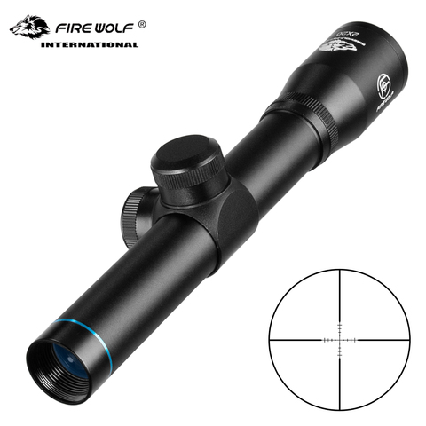 FIRE WOLF 2X20  Scopes Rapid Target Acquisition Hunting Rifle Scopes Mil-dot Optical Sight Mobile Size Pocket Scope ► Photo 1/6