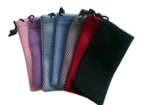 Soft Waterproof Dustproof Glasses Case Plaid Cloth Mesh Sunglasses Bag Glasses Pouch Colored Contact Lenses ► Photo 1/6