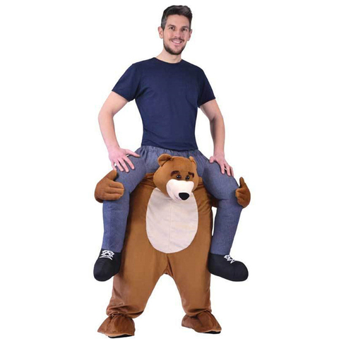 Woman Men Brown Bear Magic Pants Animals Fake Legs Woman Men Christmas Halloween Cosplay Costume Carry Me Back Dress Up ► Photo 1/6