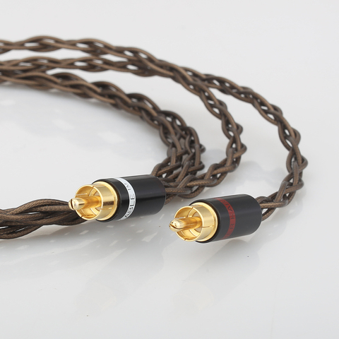 High quality ODIN Music Ribbon Signal Line RCA cable, RCA to RCA Audio cable ► Photo 1/6