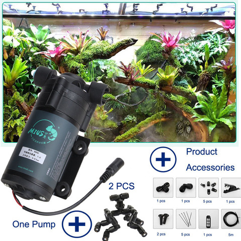 Reptiles Fogger Mist Sprinkler Rainforest Tank 360 Adjustable Aquarium Aquatic Pet Misting System ► Photo 1/6