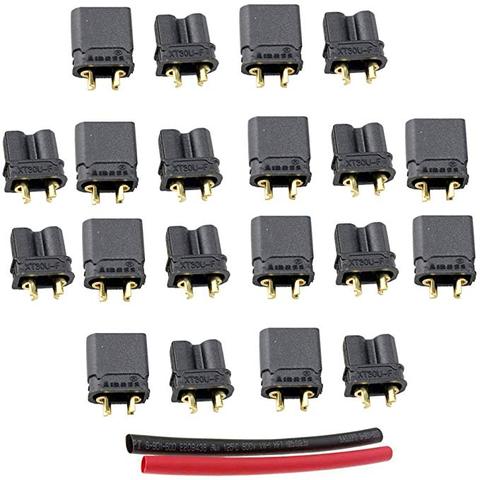 10 Pairs Amass  XT30 XT30-U Male Female Bullet Connectors Power Battery Plugs with Heat Shrink for RC Lipo Battery ► Photo 1/6