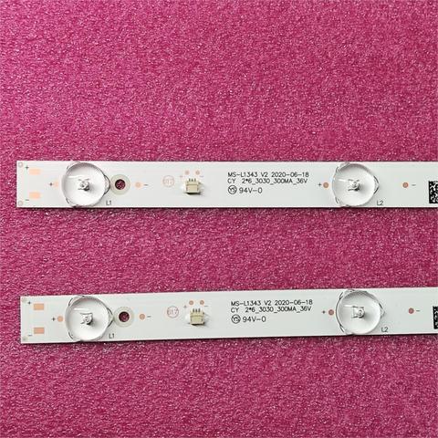 580mm LED Backlight strip 6 lamps For Tv JL.D32061330-081AS-M FZD-03 E348124  MS-L1343 L2202 L1074 32LES78T2W ► Photo 1/6