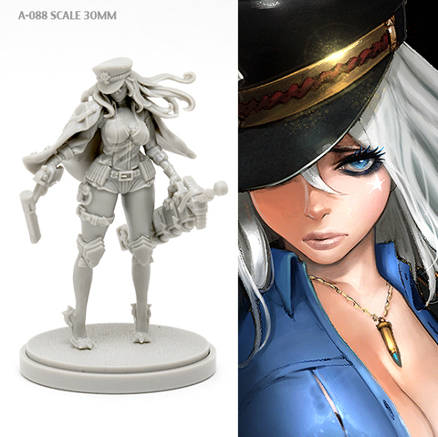 30mm Resin Kits Sexy goddess series Resin soldier Model Self-assembled A-088 ► Photo 1/1